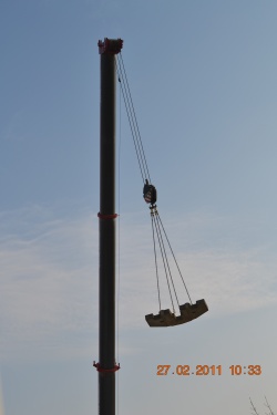 Transport einzelner Teile