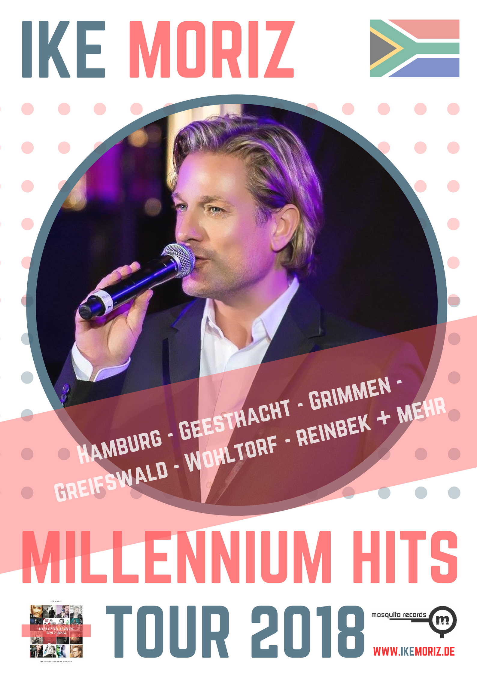 Ike Moriz, Kapstadt, Heidi vom Lande, Deutschlandtour, Tournee, Deutschland, Norddeutschland, Album, Sing, Indie Pop/Rock, Latin, Blues, Südafrika, Jazz, Popstar, Produzent, Schauspieler, Südafrika Nr. 1
