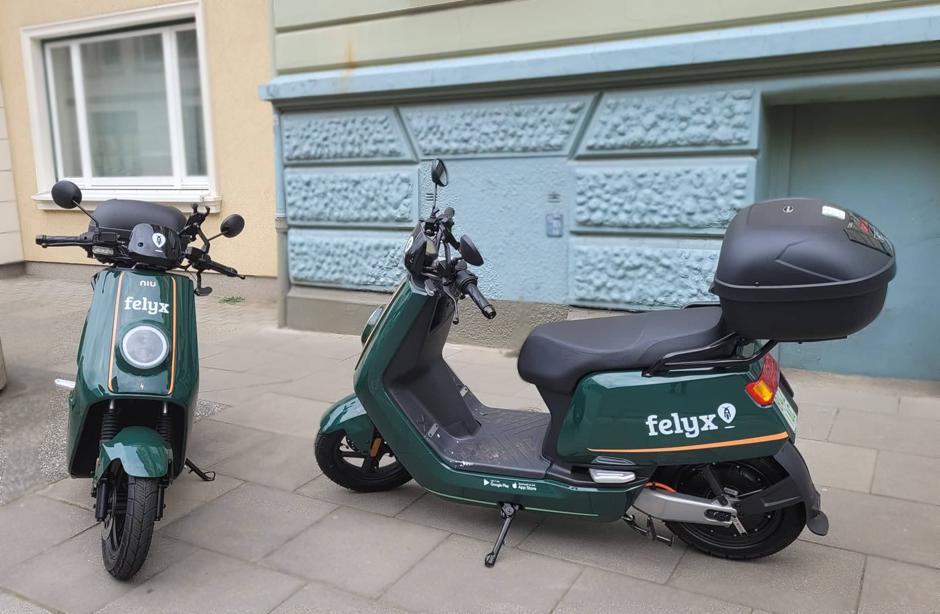 Felyx, niederländisches Startup, Roller, E-Roller, Mopeds, Grüne Mobilität, Sharing-Angebot, Hamburg, Bergedorf