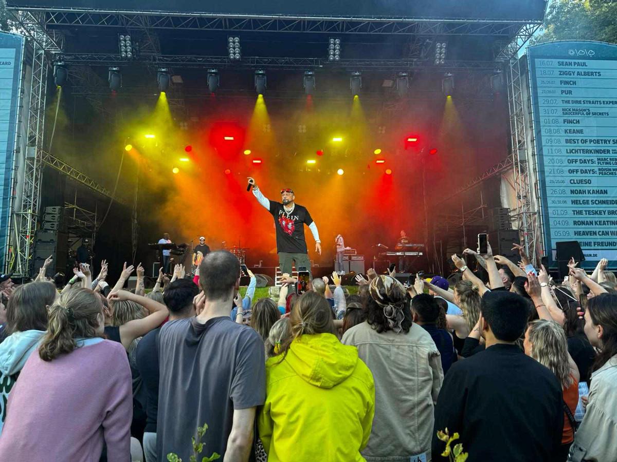 Sean Paul, Stadtpark Hamburg, Konzert, Live, Musikevent, Reggae, Jamaika, Dancehall, Deutschlandtour