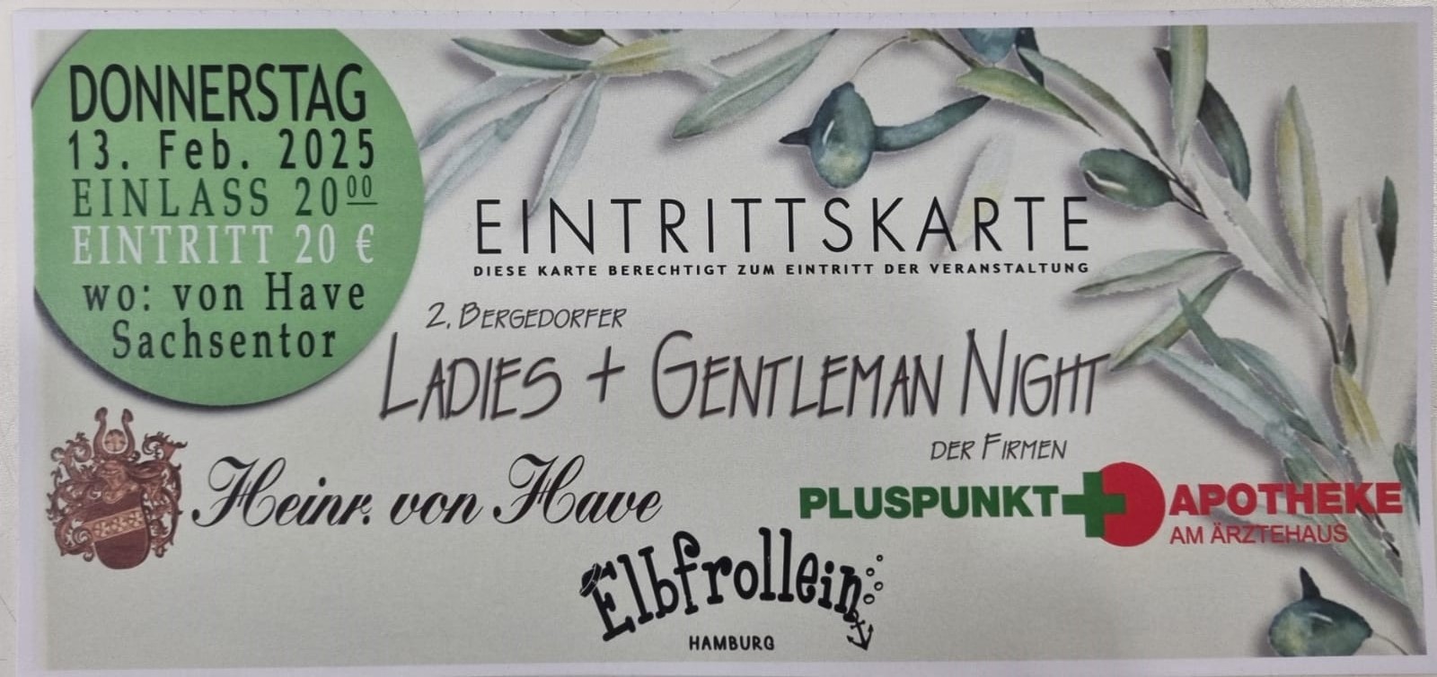 Come together, Ladies & Gentleman Night, Pluspunkt Apotheke, Elbfrollein, Spirituosenmanufaktur & Weinkellerei Heinr. von Have, Pflegeberatung Dr. Theiss, Schmuckes vom Deich, Tasting, medipharma cosmetics, Bergedorf, Bezirk Bergedorf, Hamburg