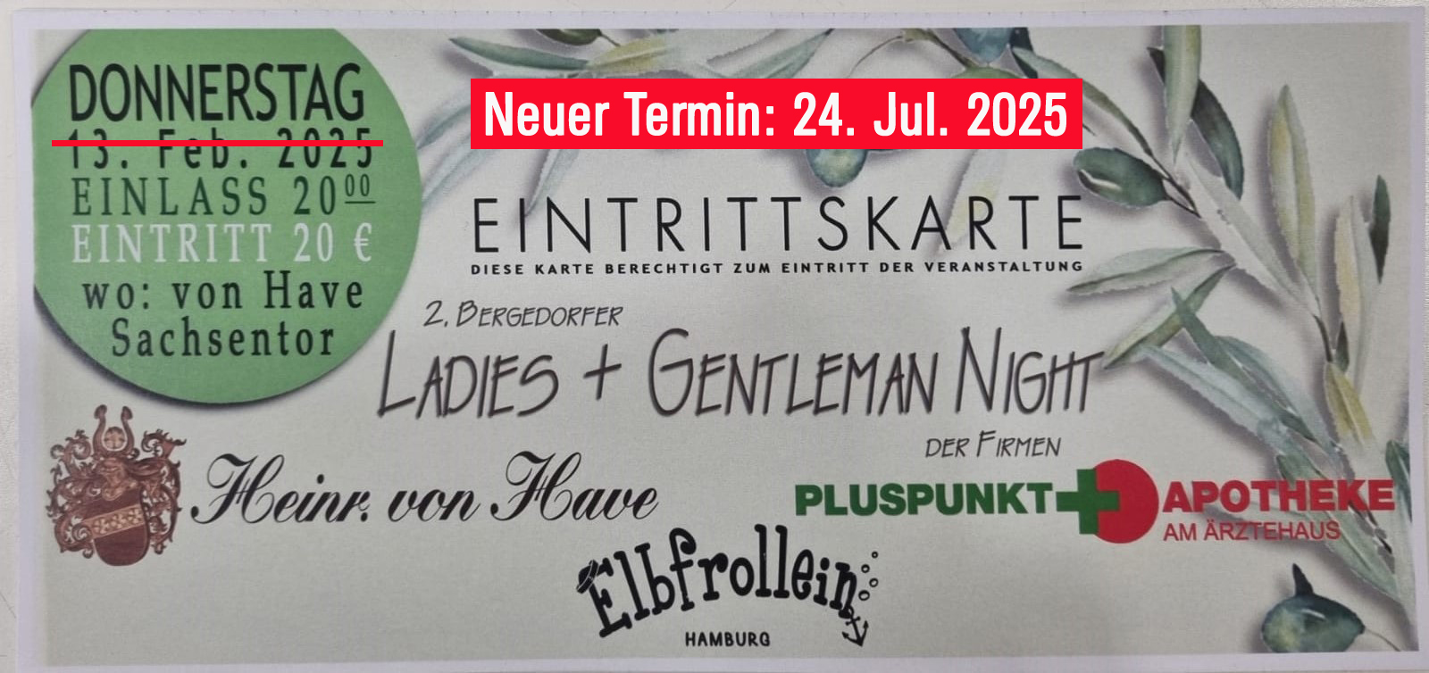 Come together, Ladies & Gentleman Night, Pluspunkt Apotheke, Elbfrollein, Spirituosenmanufaktur & Weinkellerei Heinr. von Have, Pflegeberatung Dr. Theiss, Schmuckes vom Deich, Tasting, medipharma cosmetics, Bergedorf, Bezirk Bergedorf, Hamburg