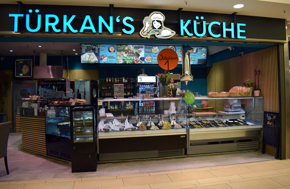 Türkan's Küche, türkische Spezialitäten, frische Lebensmittel, Marktkauf-Center-Bergedorf, Türkan Gülbey, Delikatessen, Mittagstisch, Frühstück, Abendessen, Feinkostgeschäft, Bezirk Bergedorf, Hamburg