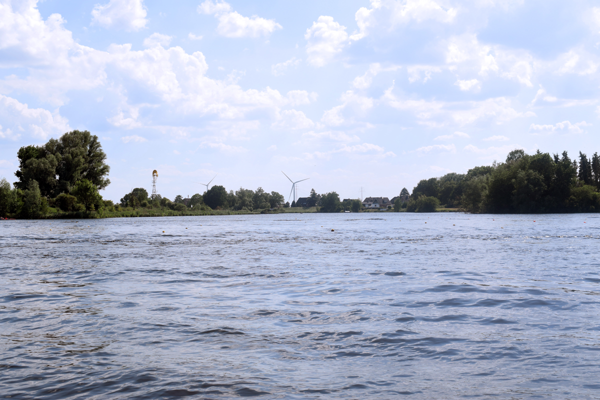 Dove Elbe, Regattastrecke, Sperrung für Privat, Bezirk Bergedorf, Schifffahrtsweg, Vier- und Marschlande