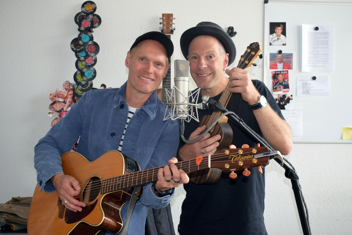 Die JunX, Norddeutsche Gallier, Schlager, Volksmusik, Pop, Duo, Vier- und Marschlande, Bezirk Bergedorf, Hamburg, Udo Lindenberg, Horizont, Song, Cover, Neuauflage, Hinterm Horizont geht´s weiter, 1986