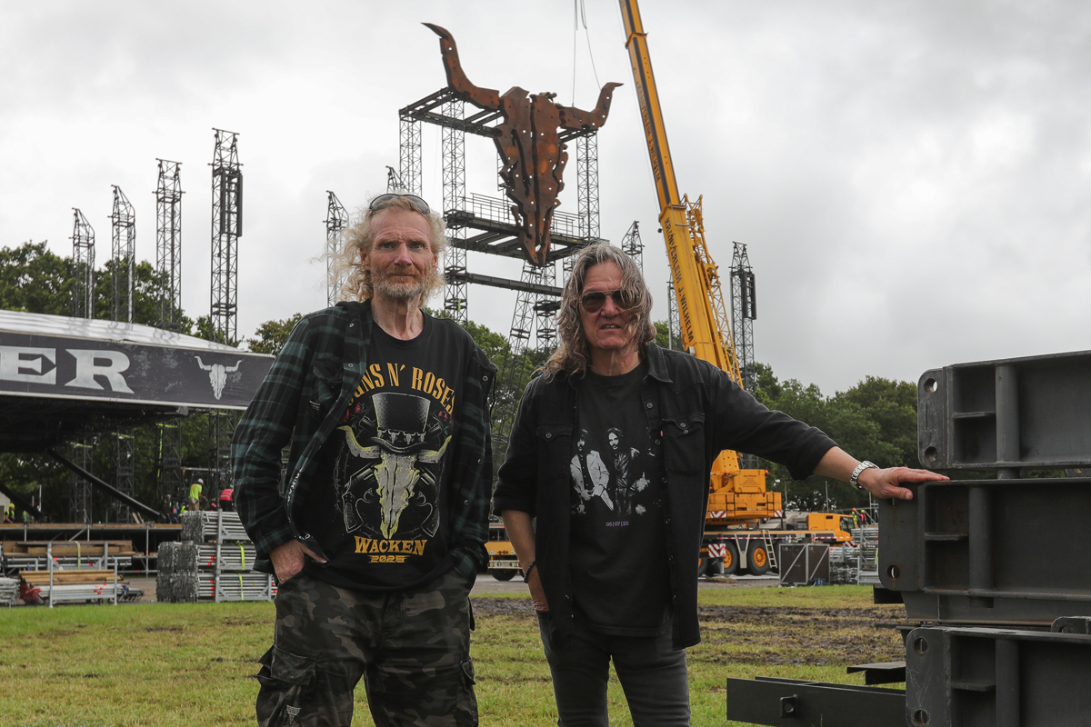 Wacken 2025, Festival, Metal, Schädel, Open Air, Schleswig-Holstein, W:O:A-Gründer Holger Hübner, Thomas Jensen