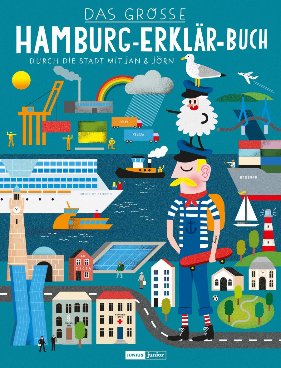 Hamburg-Erklär-Buch, Jan Kruse, Jörn Tietgen, Poster, Junius Verlag, Gewinnspiel, Rund ums Buch
