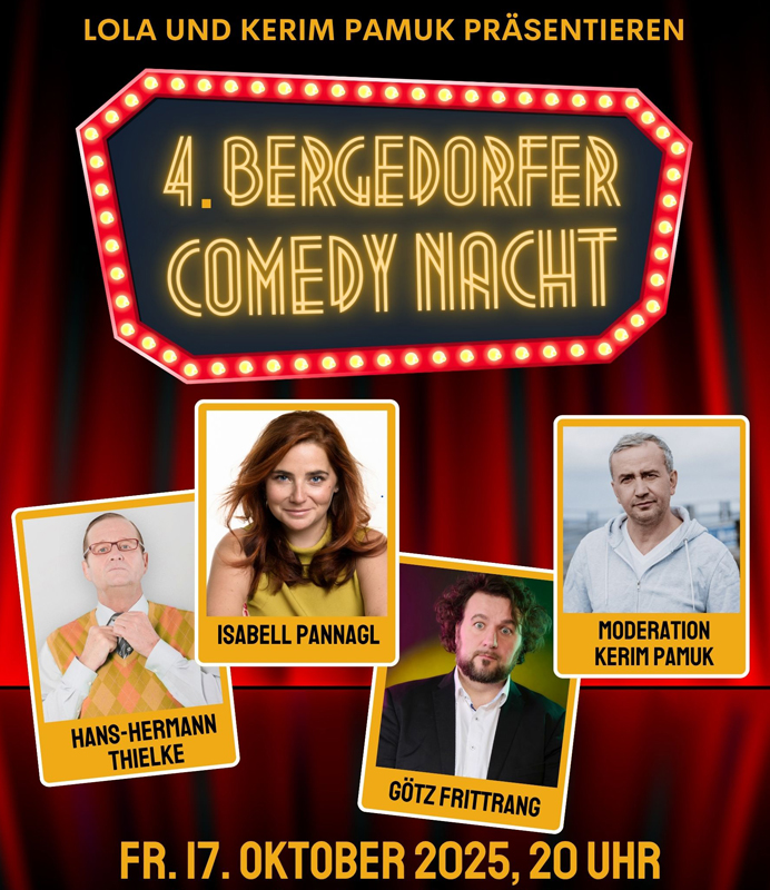 4. Bergedorfer Comedy Nacht, Lachen ist gesund, Humor, LOLA Kulturzentrum, Bergedorf, Hamburg