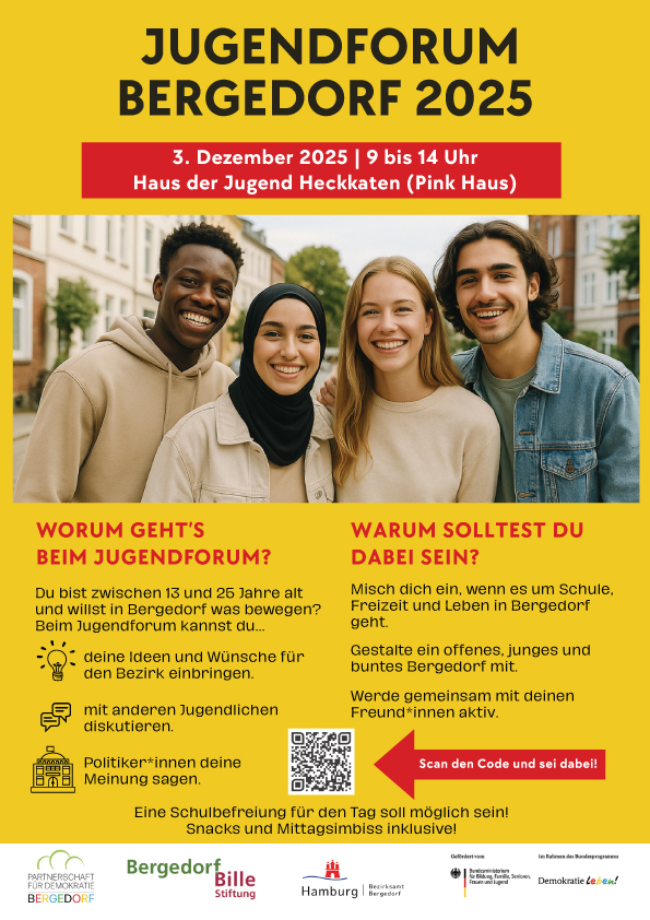 Bergedorf, Jugendforum, Jugendliche, junge Menschen, Plattform, Auftaktveranstaltung, Hamburg, Pinkhaus