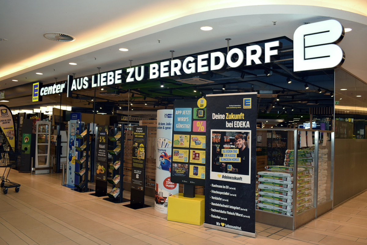 Edeka Center, E center, Marktkauf-Center-Bergedorf, Einkaufserlebnis, Aktion Stille Stunde, Aktion pinke Körbe, Flirtaktion, Dating, Einkaufszentrum, frische Lebensmittel, regionale Spezialitäten, Markenprodukte, Rabattaktionen