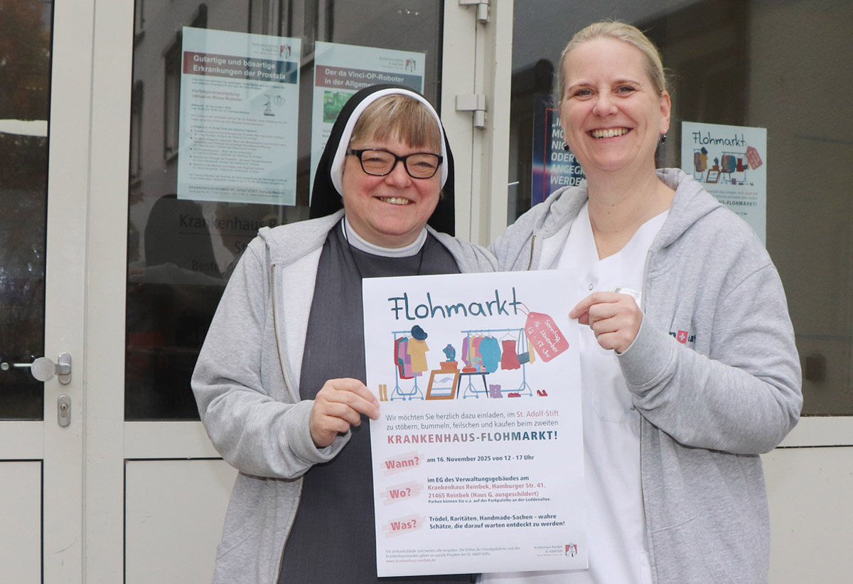 Krankenhaus Reinbek, St. Adolf Stift, Flohmarkt, Adventsgestecke, Weihnachtsschmuck, Feilschen, Stöbern, Trödel, Raritäten, Handmade