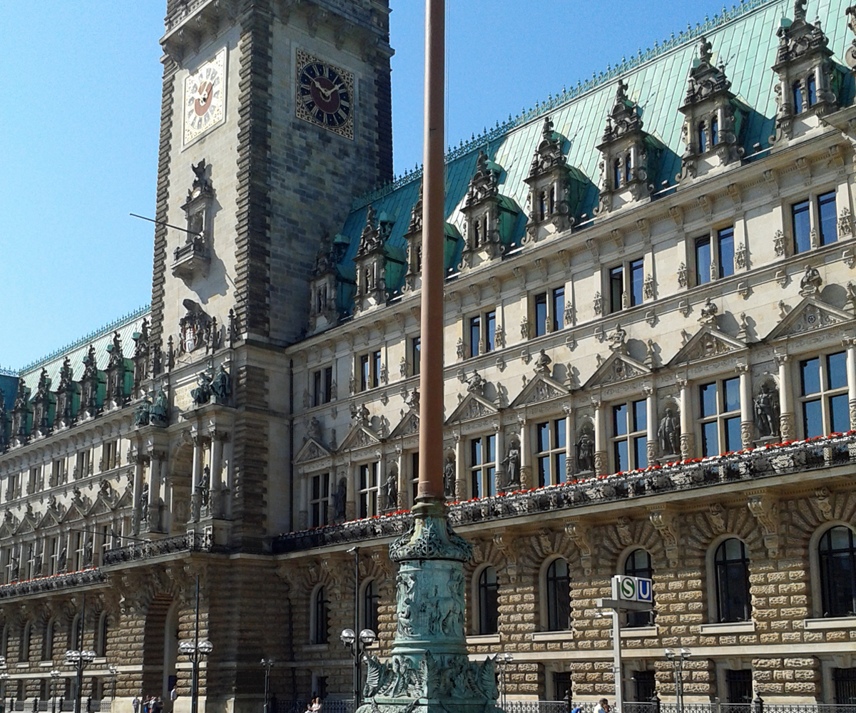 Hamburger Rathaus, Nordseegipfel 2026, Sicherheitszone, Staats- und Regierungschefs, Minister, Energieversorgung Europa