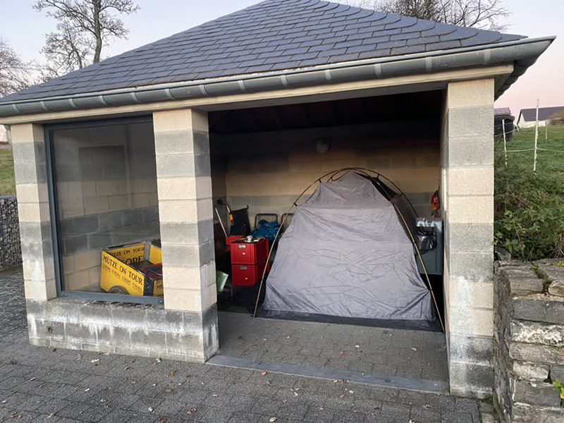 Mütze On Tour, Alternativ-Reisender, Steinkirchen, 20.000 km, zu Fuß, per Rad, Europa, Etappeneinlauf, Bergedorf, Lotta