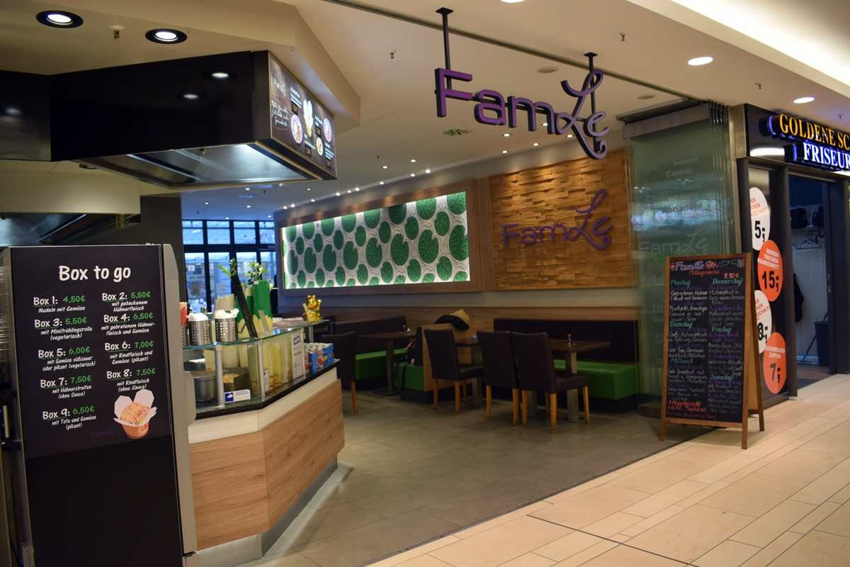FamLe, Marktkauf-Center-Bergedorf, Restaurant, Bistro, Mittagstisch, thailändisch, vietnamesisch, vegan, Speisen
