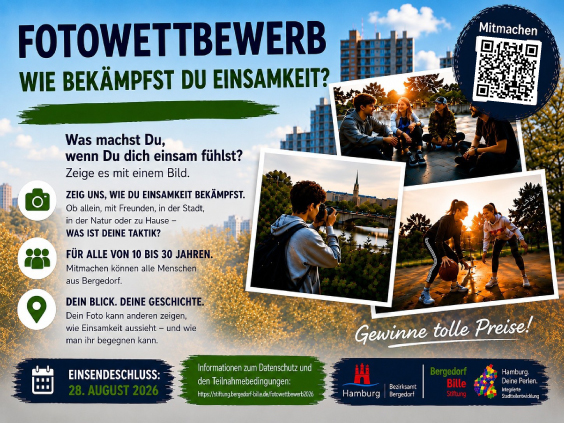 Fotowettbewerb, Einsamkeit, Jugendliche, Bezirksamt, Bergedorf, Sachpreise