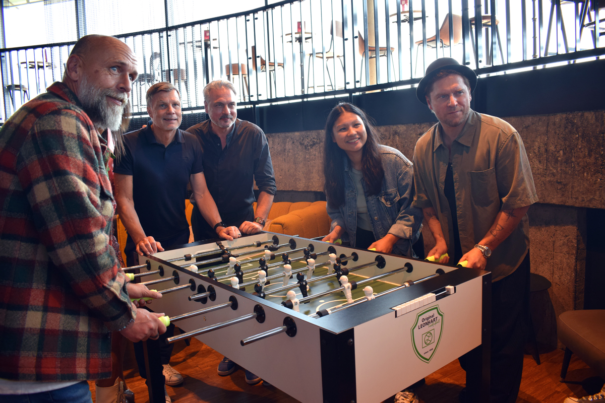 Jorge González, Johannes Oerding, Kicken mit Herz, Promi & Ärzte Spenden-Event, Kinderherzmedizin, UKE, Hamburg, Prominente