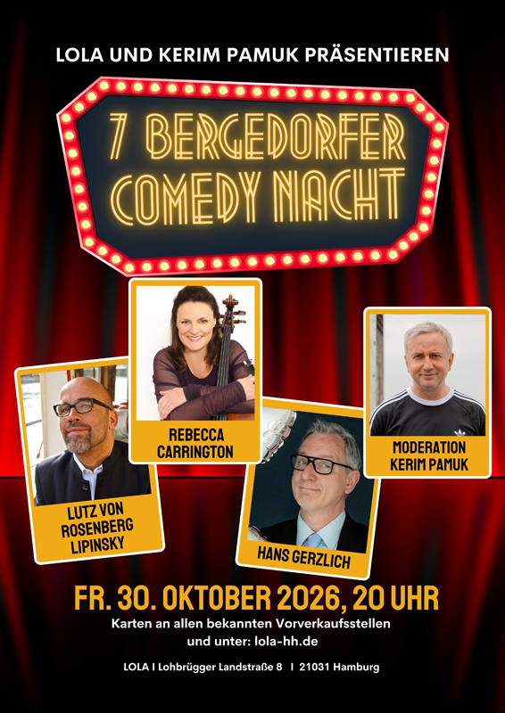Comedy Nacht, LOLA Kulturzentrum, Kultur, Bergedorf, Hamburg