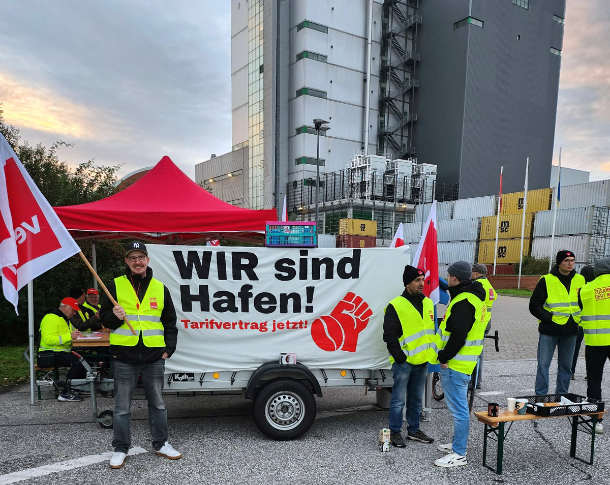 NKG Kala, Hamburg, Haustarifvertrag, ver.di Hamburg, Rohkaffee-Dienstleister, Tarifkommission, Warnstreik